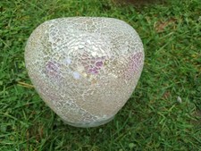 Mosaik Windlicht ,Vase,Kerzenhalter Mosaikglas Kugel 18 Cm Hoch 20 Cm Breit