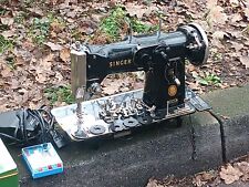 Nähmaschine SINGER 316G mit Zubehör Schablonen Leder Jeans Seide Baumwolle 220V