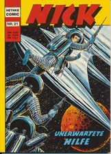 71 Comics „NICK“, Hethke Verlag, DIN A 4, Nr. 21 - 63, 65 - 92, guter Zustand