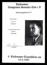 Fritz Fromm Olympiasieger 1936