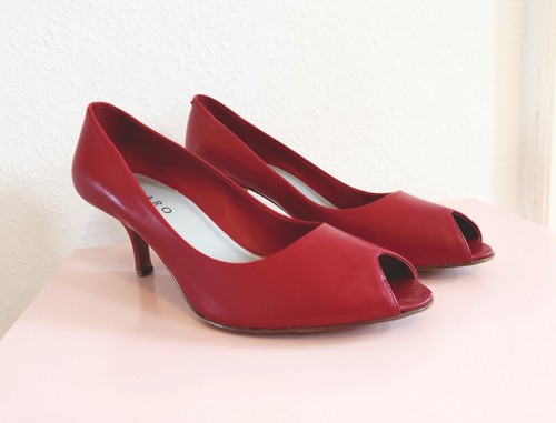 Rote peeptoes von pesaro - rote,