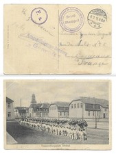 Dt. Reich - Ohrdruf - Kriegsgefangenenpostkarte nach Frankreich, 5.2.1915