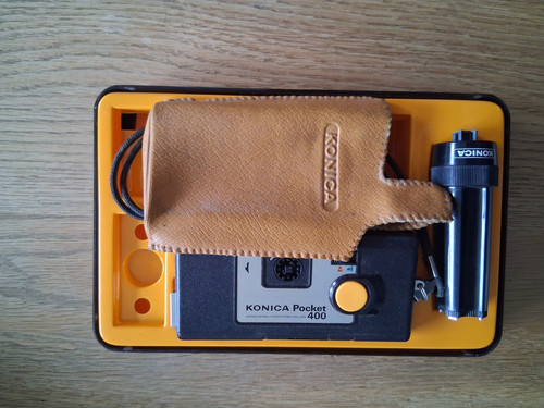 Konica 400 pocket kamera 70er - konica,