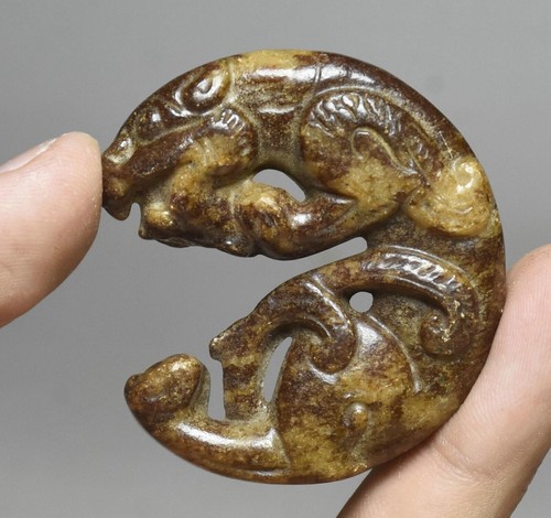 4cm old china hetian jade - 4cm,