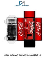 Cola Automat 1:18 Diorama Modellbau Realistisch Bausatz