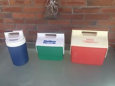 3 x Playmate Igloo little minimate Houston Texas USA Alt rar Sammler Kühlboxen 