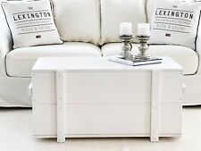 Truhe Couchtisch Holz massiv Wohnzimmertisch Truhentisch Kiste vintage shabby M