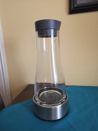 Edle glaskaraffe mit - edle,