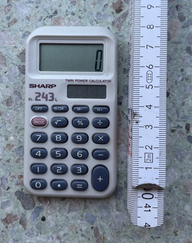 Taschenrechner sharp 243l - taschenrechner,