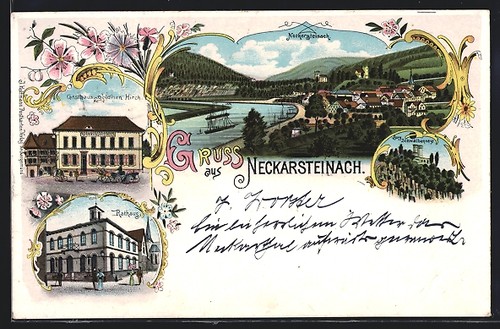 Lithographie neckarsteinach - lithographie,