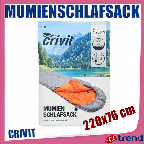 Crivit mumienschlafsack 220x76 - crivit,
