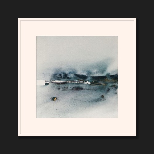 Original aquarell bild - aquarell,