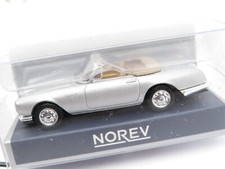 340HO /07 - Norev H0 453003 - Facel Vega III 1963 Cabriolet Silver - top in OVP