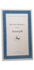 Artusepik Karl Otto Brogsitter Metzler Literaturgeschichte Deutsch Taschenbuch