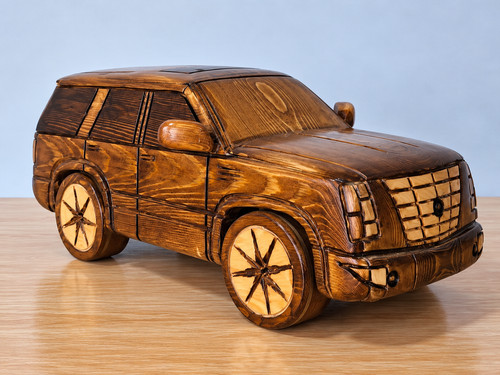 Handgefertigtes holzauto suv - holzauto,