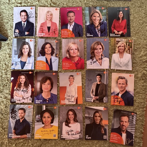Autogrammkarten zdf - autogrammkarten,