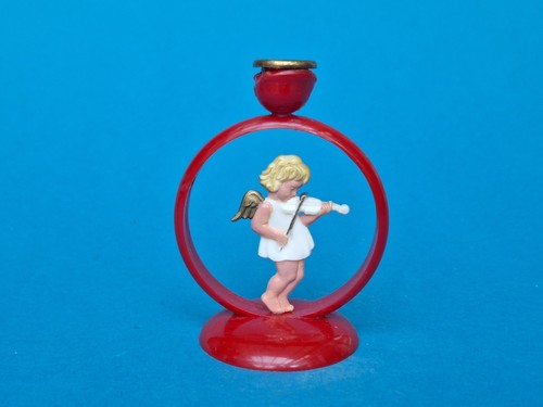Kerzenhalter kurzrockengel mit - kerzenhalter,