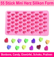 Silikon Form 55 Mini Herzen