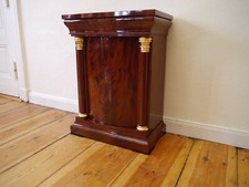 Biedermeier Kommode Schrank Halbschrank Mahagoni um 1815 restauriert Schellack