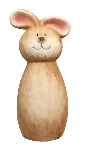 Zaunhocker hase keramik 22cm - zaunhocker,