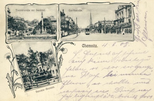 Ansichtskarte chemnitz - ansichtskarte,