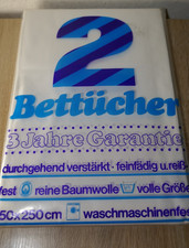 ❤️2 WEIßE BETTTÜCHER