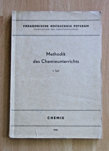 Ddr heft chemie methoden - chemie,