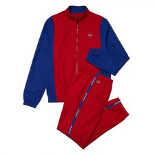 Lacoste Trainingsanzug WH6949 Rot Blau Gr. 6 / L