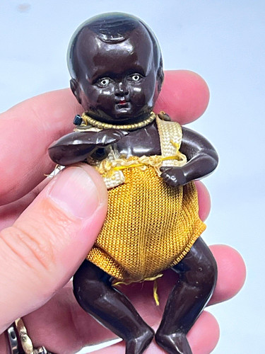 Babypuppe antik markiert - antik,