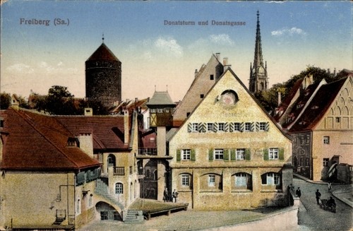 Freiberg sachsen - ak,