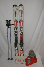 ROSSIGNOL "PURSUIT" SKI JUNIOR ALLROUND CARVER 120 CM + SKISCHUHE GR.:35 IM SET
