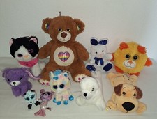 Konvolut Stoff-Kuscheltiere, Glubschi, singende Hund,  von 50 cm-10 cm, 10 St.