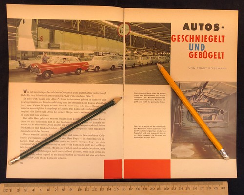 Auto oldtimer foto 1962 - auto, werk