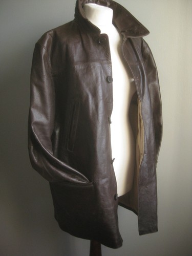 Jeff banks leder - banks, mantel