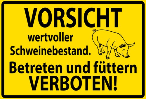 Blechschild 20x30 vorsicht - blechschild,