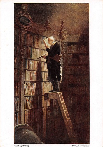 Carl spitzweg der bücherwurm - spitzweg,
