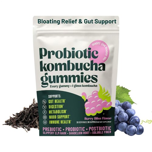 Probiotischer kombucha gummi - probiotischer, kombucha-gummi