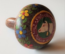 Uralter Reklame Stopfpilz Holz " Alfa Separator " Werbung Kühe Bauernhof