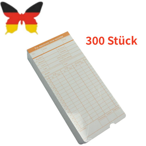 300 stk stempelkarten - 300, stk.