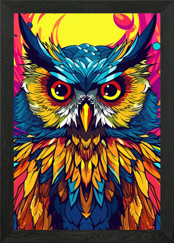 Tier pop art gerahmtes - pop,