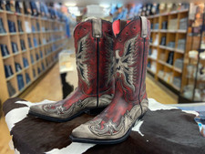 SENDRA RED BOOTS SIZE 11 D/BUY