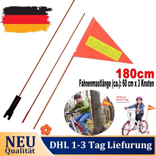 180cm fahrradfahne - 180cm,