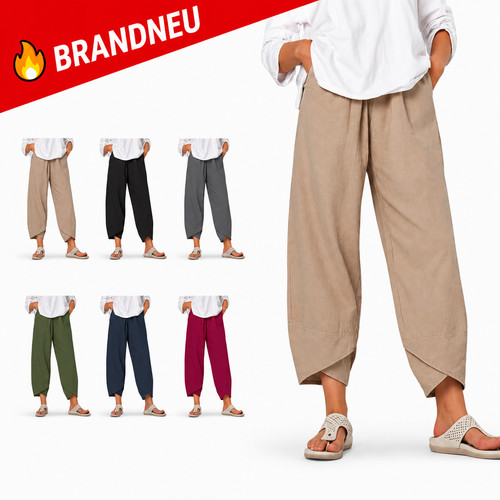 Italy hose damen leinenhose - hose,