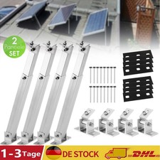 Aufständerung Solarmodul Halter Wand Dach Boden Balkonkraftwerk PV 2 Paneele