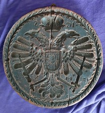 Wachsmodel Wachsbild Wachskunst Wachsplatte Doppelkopfadler ca. 70er Jahre