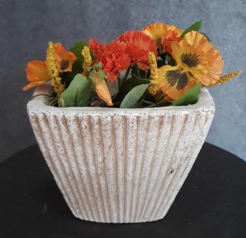 Blumen deko ton topf - deko,