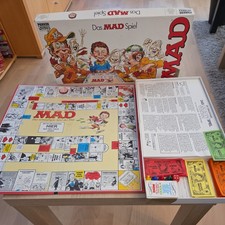 Das MAD Spiel Brettspiel 1982 Vollständig Komplett Vintage Verpackung beschädigt