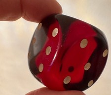 DDR großer Bakelit Würfel 3,4 cmCatalin Kunstharz