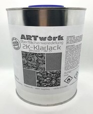 2K Klarlack Glanz Set 1500ml inkl. Härter auch für Wassertransferdruck geeignet