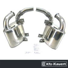 JP Endschalldämpfer Sport Edelstahl SET passend für Porsche 996 Auspuff